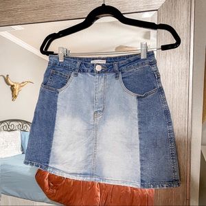 Nordstrom Coco & Jamieson Denim Two Tone Skirt 27
